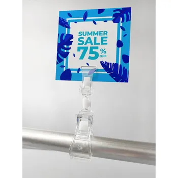 Prodejní regál Držák poutače ClearGrip CG14