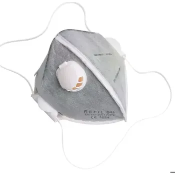 respirátor Respirátor REFIL 641 skládací s výdechovým ventilem a vrstvou aktivního uhlí FFP2 NR C 0701009199999