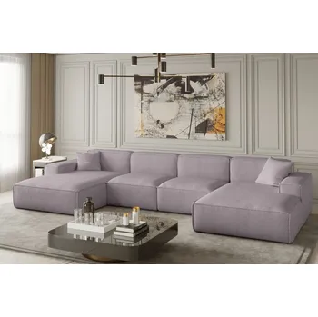 Sedací souprava Sedací souprava do U - Luga L - Fialová