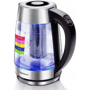 Rychlovarná konvice Rychlovarná konvice Aigostar Cris 2200 W 1,7 l stříbrná/šedá