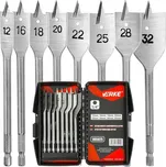 Sada lopatkových vrtáků 12-32mm 8ks, Verke V05075