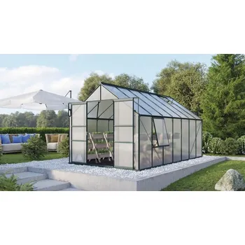 Skleník Skleník Vitavia Meridian 2 11500 polykarbonát 6 mm 257 x 445 cm zelený