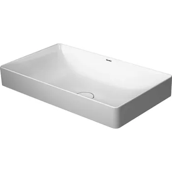 Umyvadlo Duravit DuraSquare umyvadlo 60x34.5 cm obdélníkový na pult bílá 23556000001