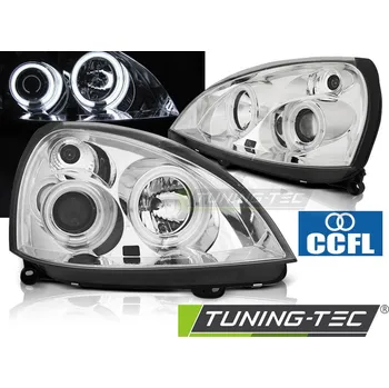 Přední světlomet RENAULT CLIO II 06.01-09.05 ANGEL EYES CCFL CHROME