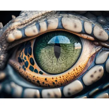 Jedlá dekorace na dort Caketools Jedlý papír "Dinosauří oko 2" A4