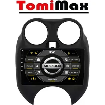 Autorádio TomiMax Nissan Micra Android 14 autorádio s WIFI, GPS, USB, BT HW výbava: QLED 4 Core 2GB+32GB LOW - pouze displej A,C - Model auta: Nissan Micra, Velikost obrazovky: Dotyková obrazovka: 9"