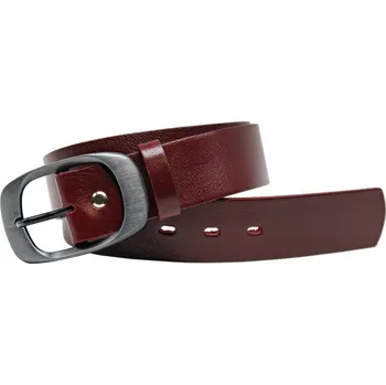 Módní doplněk Penny Belts Dámský kožený opasek 27295 bordó