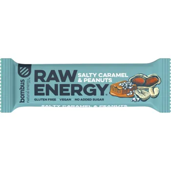 Bombus Raw energy salty caramel & peanuts 50g
