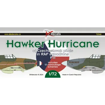 Plastikový model 1/72 Hawker Hurricane CZ pilots in RAF sqdn. Pt.2