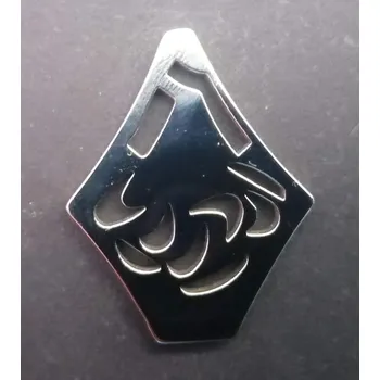 Přívěsek Abstraktní pětiúhelník - ocelový přívěsek