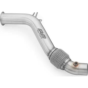 Zadní díl výfuku RM Motors Downpipe BMW F30, F31, F34 316d, 318d, 318dx, 320d, 320dx, 325d, 328d, 328dx B47, N47N, N47S1