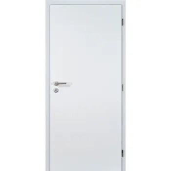 Interiérové dveře Interiérové dveře Doornite plné - bílý lak BASIC, pravé "80", zámek pro BB, DTD