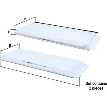 Ventilátor topení a klimatizace Filtr, vzduch v interiéru KNECHT LA 483/S