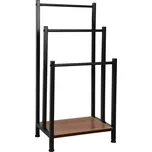 MOB Stojan na ručníky Tempo Kondela AGIN (černá)