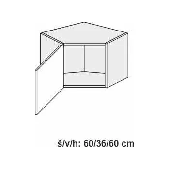 Kuchyňská skříňka Kuchyňská skříňka horní SIGNUM BÍLÁ W10/60/36 - dub artisan