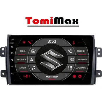 Autorádio TomiMax Suzuki SX4 Android 14 autorádio s WIFI, GPS, USB, BT HW výbava: QLED 4 Core 2GB+32GB LOW - pouze displej A,C - Model auta: Suzuki SX4 2006- 2013, Velikost obrazovky: Dotyková obrazovka: 9"