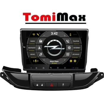 Autorádio TomiMax Opel Astra J Android 14 autorádio s WIFI, GPS, USB, BT HW výbava: 8 Core 4GB+64GB PX HIGH - Model auta: Opel Astra J 2015-2017, Velikost obrazovky: Dotyková obrazovka: 9"