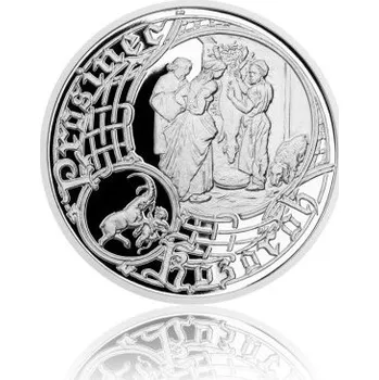 2016 - Stříbrná uncová medaile Staroměstský orloj - Kozoroh