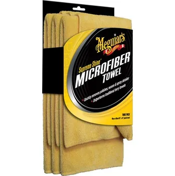 Meguiar's Supreme Shine Microfiber Towel - mikrovláknová utěrka, 40 cm x 60 cm (6 kusů) X2035 + Prodloužená lhůta na vrácení zboží do 40 dnů
