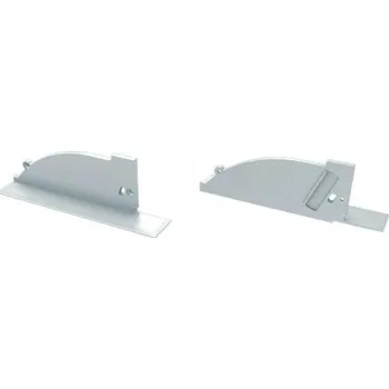 LED lišta LEDLabs ALU záslepka pro LUMINES TOPO LED profil bílá s otvorem vlevo