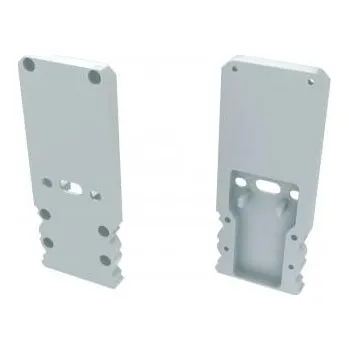 LED lišta LEDLabs ALU záslepka pro LUMINES LED profil TALIA M2+TALIA bílá s otvorem