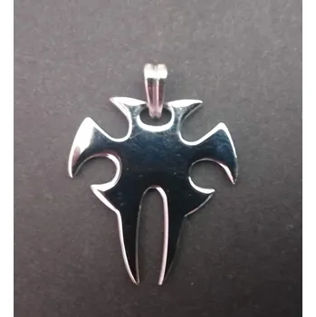 Přívěsek Abstraktní netopýr - ocelový přívěsek