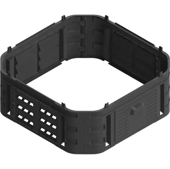 Kompostér Prodloužení na kompostér 260 l černý, rozměr 80 x 80 x 75 cm, PATROL