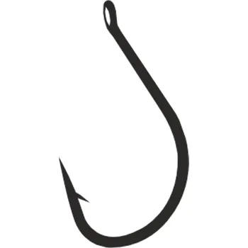 Rybářský háček Mistrall háček Shiro Idumezina s očkem 2 black nickel 10ks