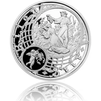 2014 - Stříbrná uncová medaile Staroměstský orloj - Štír