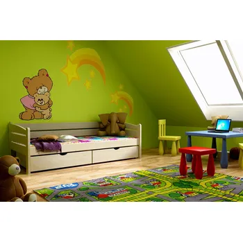 Dětská postel Dětská postel s úložným prostorem Zuza Barva dřeva: Borovice přírodní, 80x180