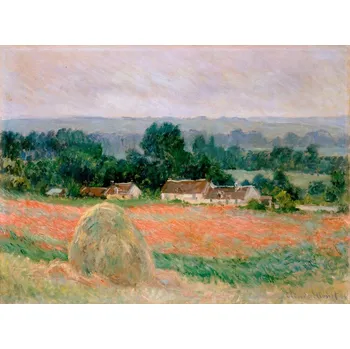 Plakát Plakát, Obraz - Haystack at Giverny, 1886, Claude Monet