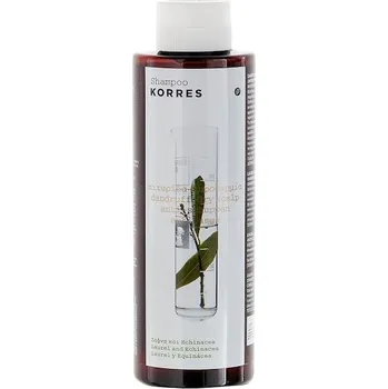 Šampon Korres Barva-vlasu-a-pece-o-vlasy Specialni-samponyVavřín a echinaceaAnti-Schuppen Shampoo Laurel & Echinacea - proti lupům 250 ml (896,00 Kč / 1 l)