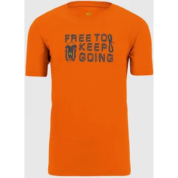 Pánské tričko KARPOS M Crocus T-Shirt, Scarlet Ibis velikost: S