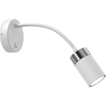 Nástěnné svítidlo Flexibilní lampička JOKER 1xGU10/8W/230V bílá/matný chrom