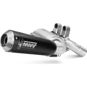 Výfuk pro motocykl Koncovka výfuku MIVV X-M1 B.038.LC4B Černá nerezová ocel