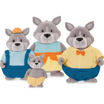 Figurka Li'l Woodzeez figurky rodina vlků