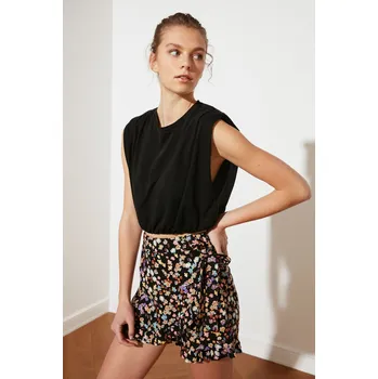 Dámské kraťasy Dámské kraťasy Trendyol Patterned Trendyol černá 1479077