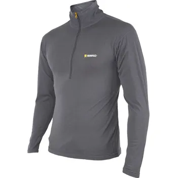 Pánská mikina svetr pánský WARMPEACE PULOVR KAI lava grey - L