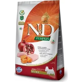 Krmivo pro psa N&D GF Pumpkin DOG Adult Mini Chicken & Pomegranat 2,5kg