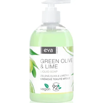 Mýdlo Eva Natura Green olive & Lime krémové tekuté mýdlo na ruce 500 ml