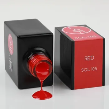 Umělé nehty Laif Gel lak červený SOL - 105 Red 10 ml