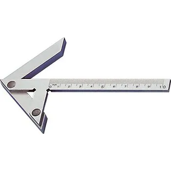 Úhloměr Přesný dostřeďovací úhelník 250x160mm format