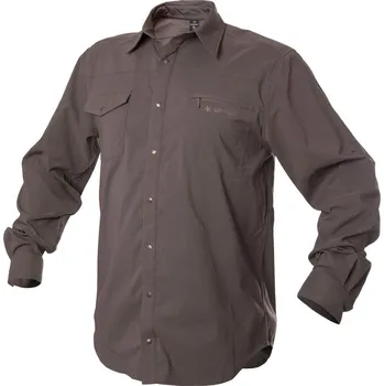 Pánská košile Pánská košile WARMPEACE THUNDER major brown - L