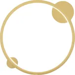 LED Nástěnné svítidlo SATURNO LED/25W/230V pr. 50 cm IP44 zlatá