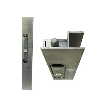 Příslušenství pro přívěs Bočnicový uzávěr Euroclip 500 mm bez lemu s pojistkou – levý;AL elox