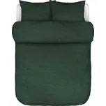 Marc O'Polo, Povlečení Valka lněné se 2 povlaky na polštář 80 x 80 cm 200 x 220 cm tmavě zelené - Formadore