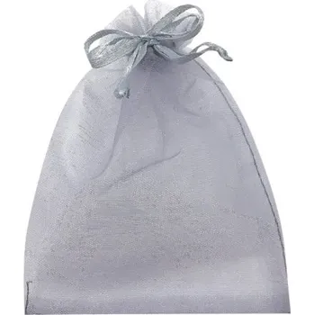 Dárková taška Dárkový sáček organza šedý 7x9cm