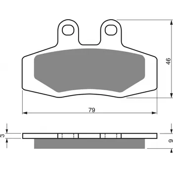 Auto-moto Brzdové destičky GOLDFREN 026 K1