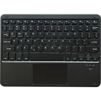 Klávesnice Bezdrátová Bluetooth klávesnice s touchpadem - černá