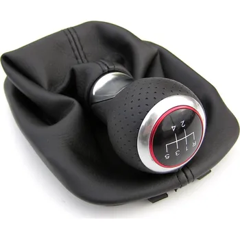 Hlavice řadicí páky TSM Tuning Řadící páka Škoda Octavia I Facelift (2000 - 2010) s manžetou, 5 rychlostí, design S-LINE